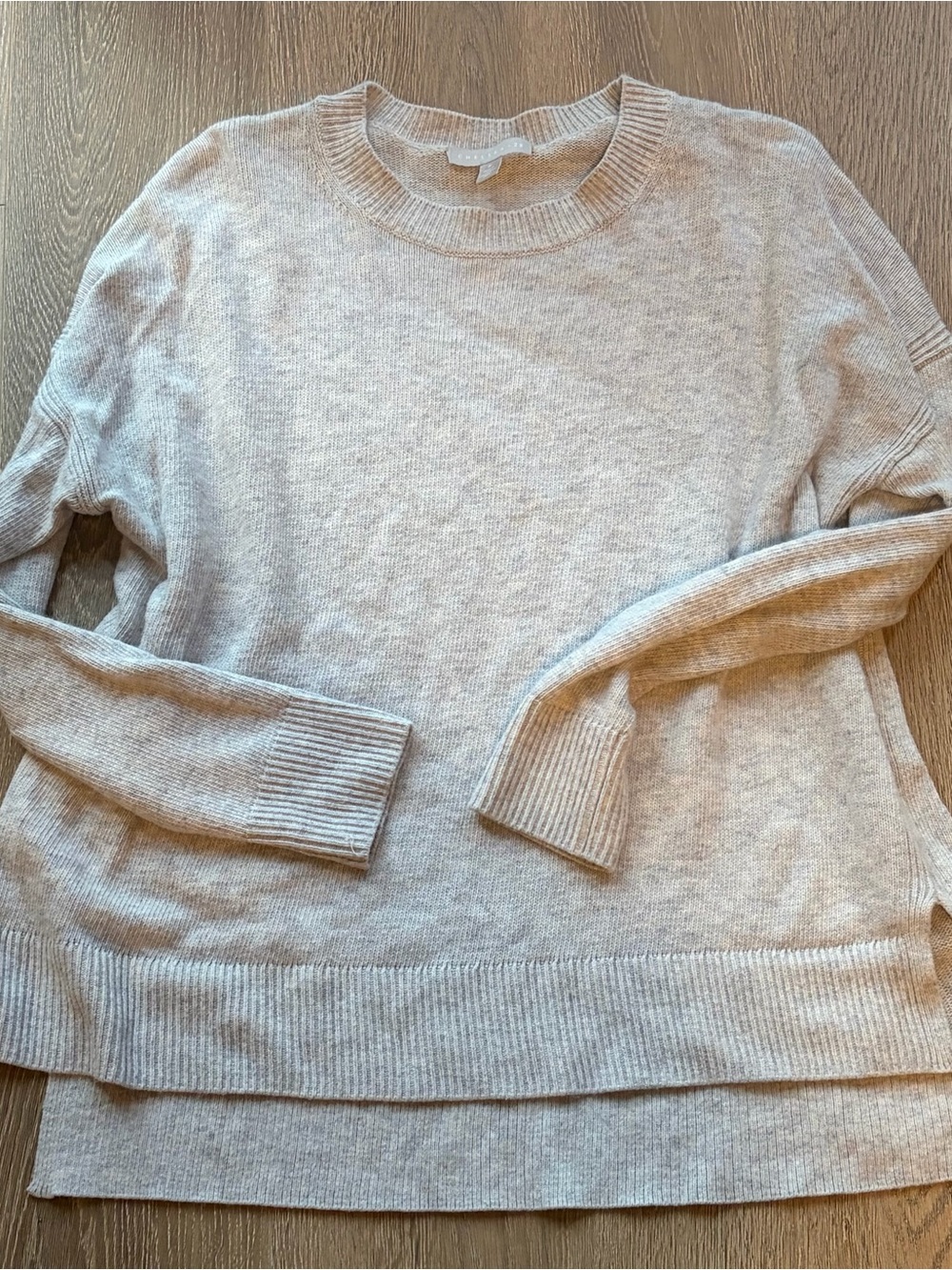 Chelsea28 Light Heather Cream Crewneck Sweater